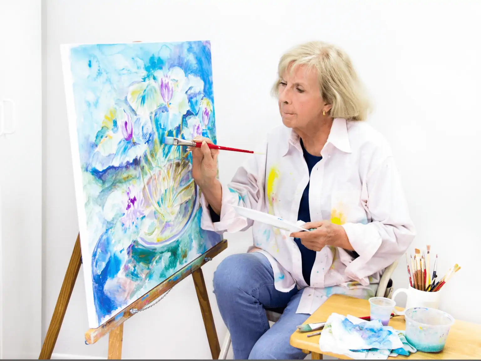 Do you need to do the background first in a painting?